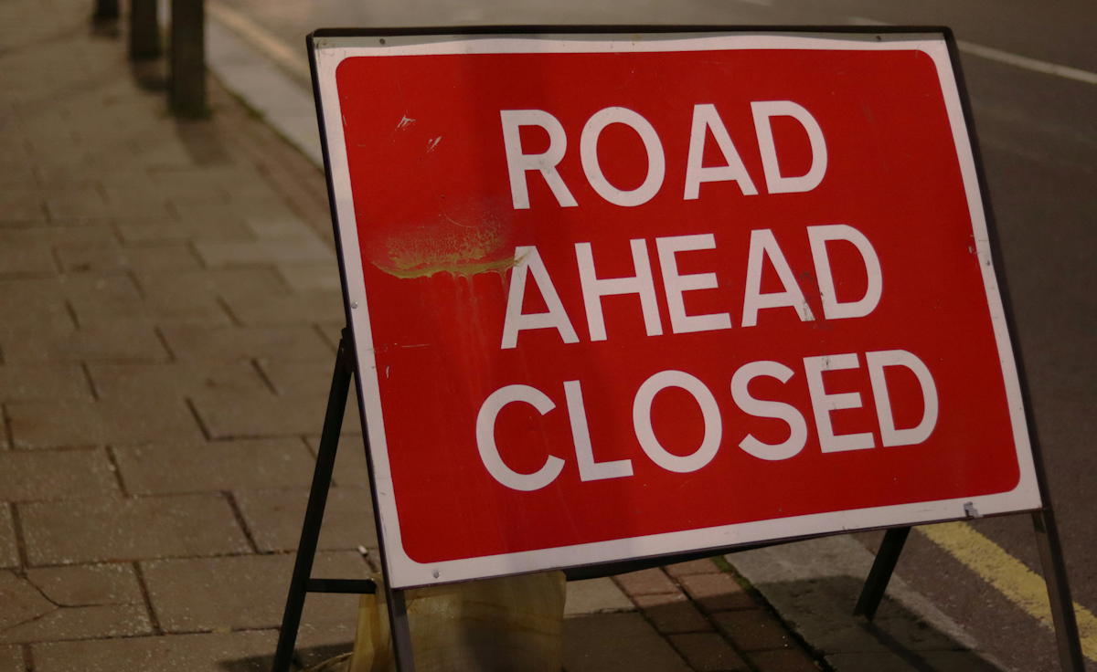 road works chalford
